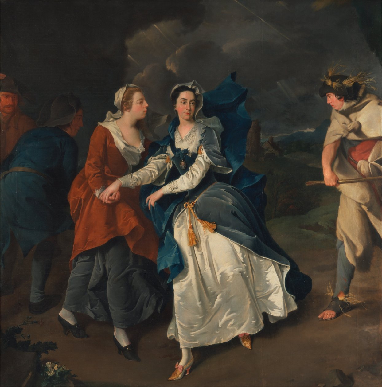 Mme Cibber en Cordelia - Pieter van Bleeck