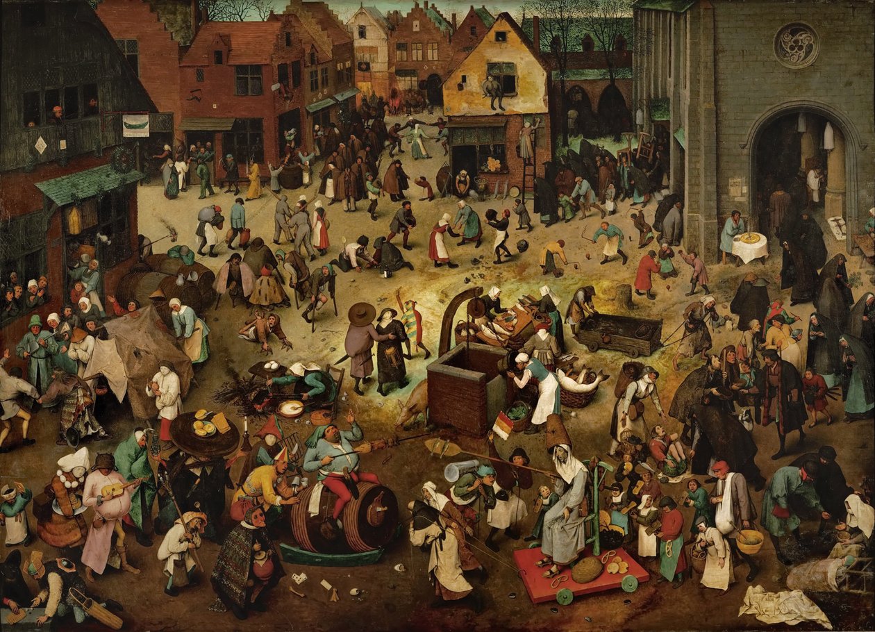 Combat entre Carnaval et Carême, 1559 - Pieter Bruegel the Elder