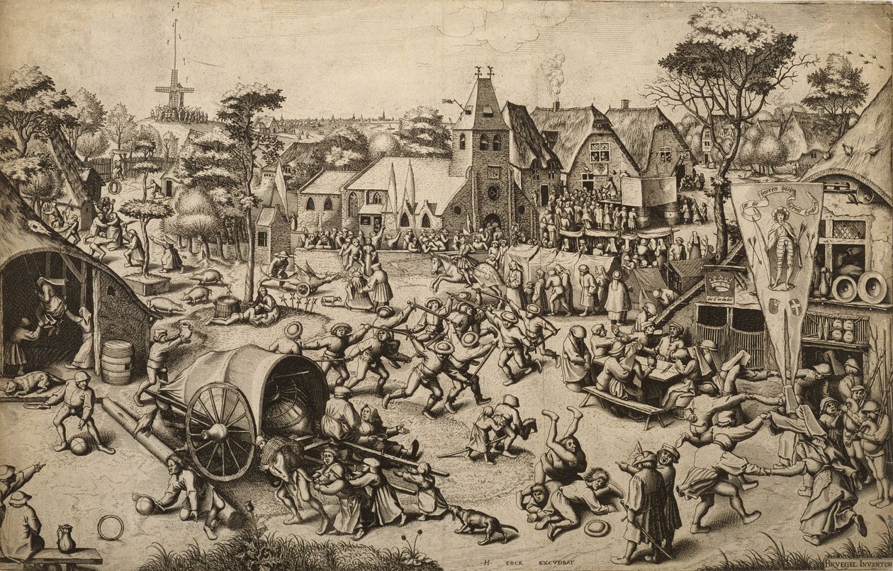 La foire de la Saint-Georges - Pieter Bruegel the Elder