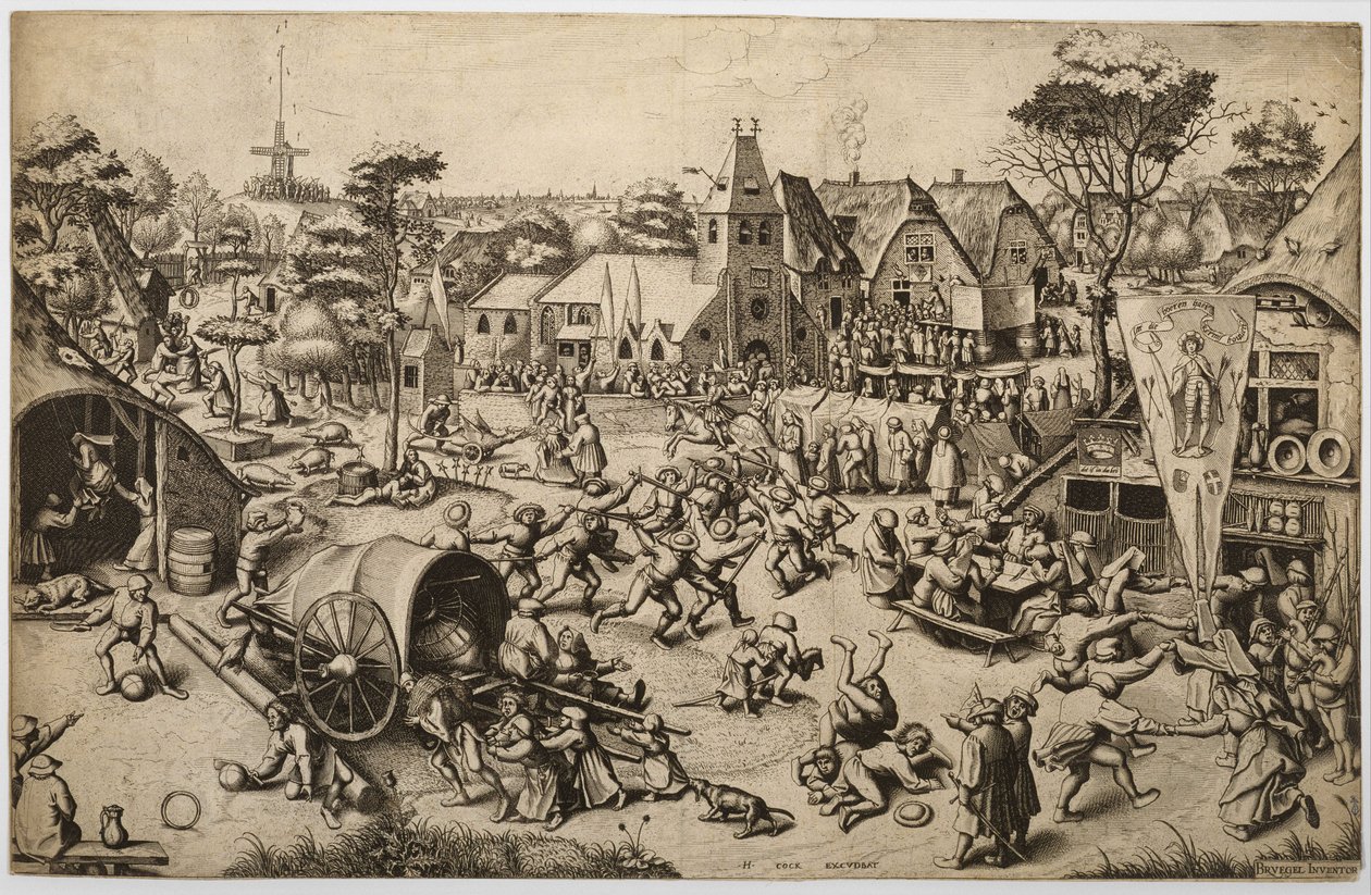 La Foire de la Saint-Georges - Pieter Bruegel the Elder