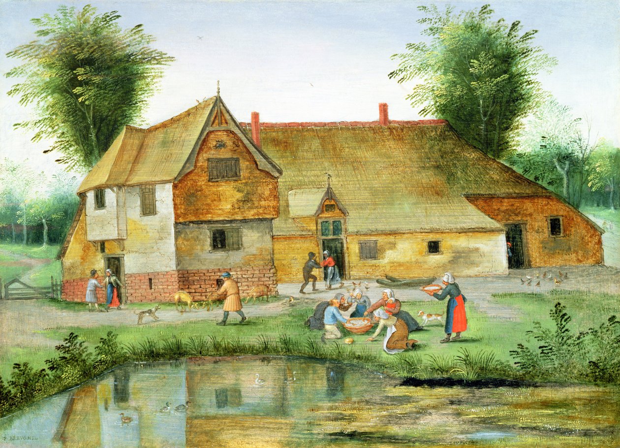 Le repas du paysan - Pieter Brueghel the Younger