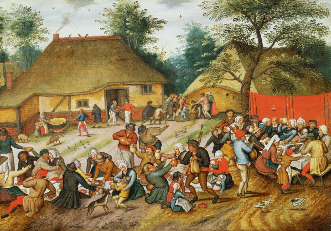 Festin de mariage - Pieter Brueghel the Younger