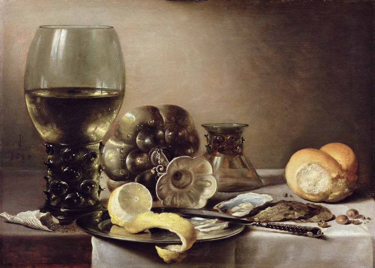 Le Petit déjeuner aux huîtres - Pieter Claesz