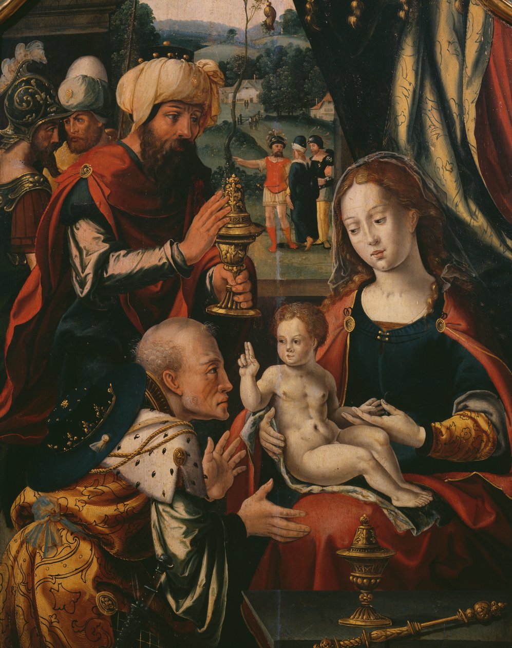 Adoration des Mages, Triptyque de l