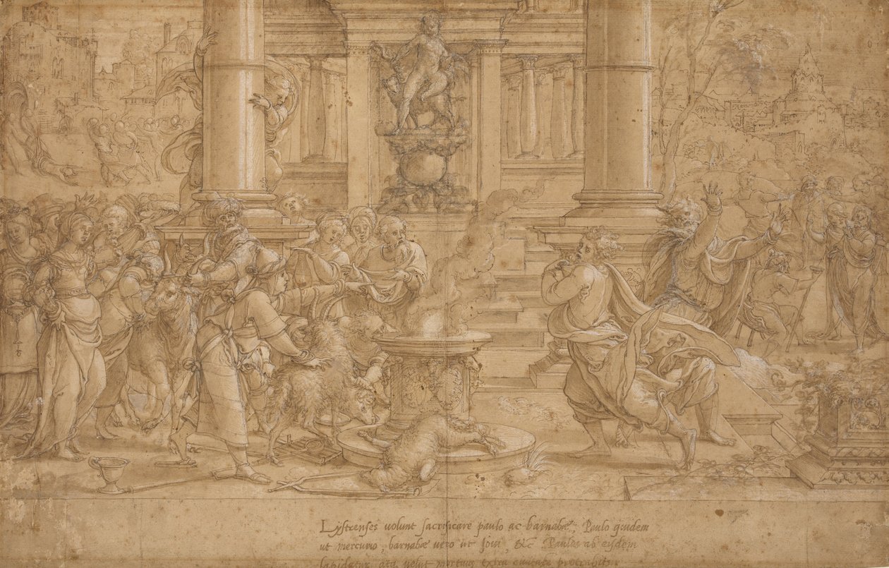 Le sacrifice à Lystre - Pieter Coecke van Aelst