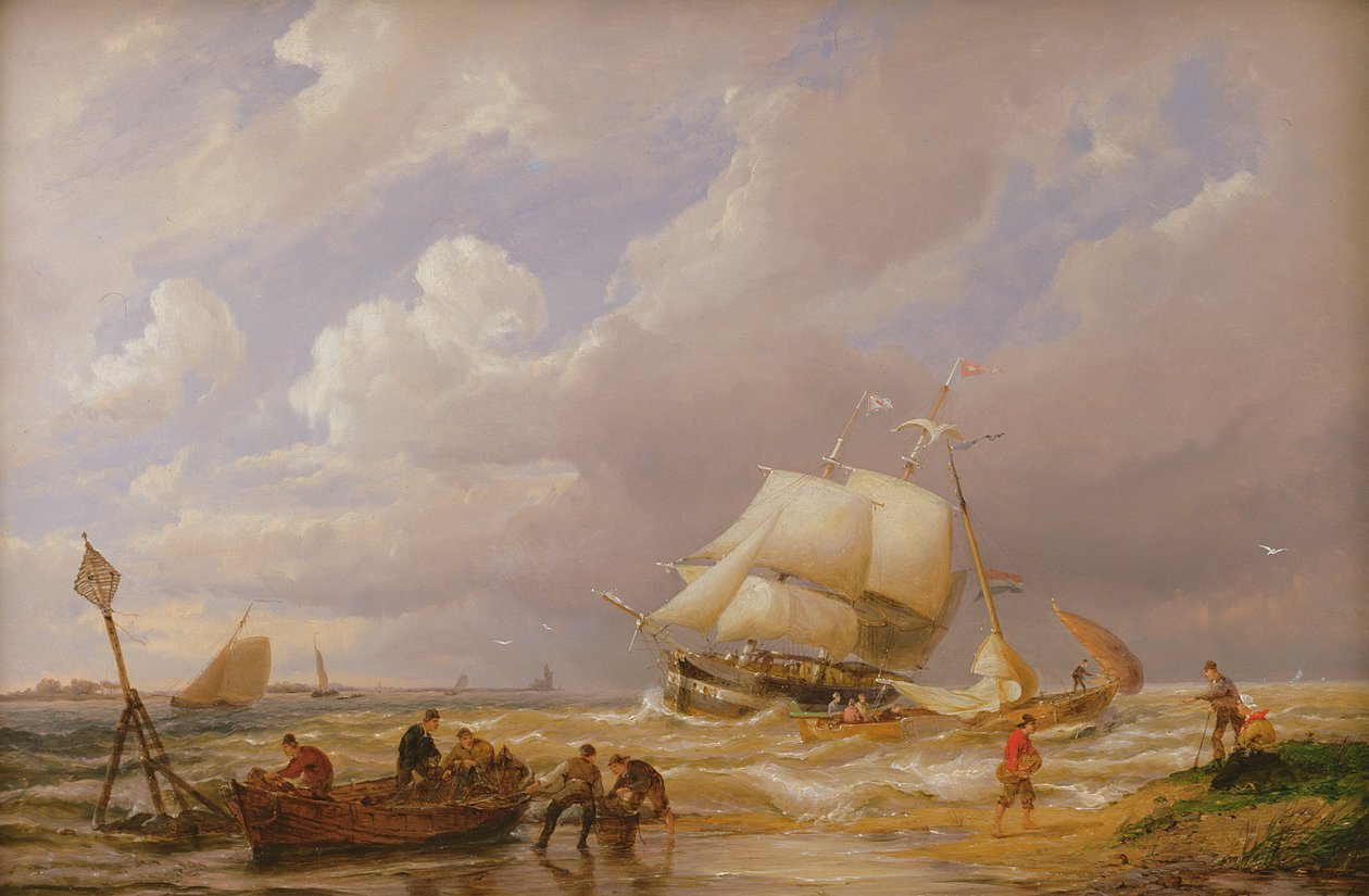 Pampas sur le Zuider Zee, XIXe siècle - Pieter Cornelis Dommerson