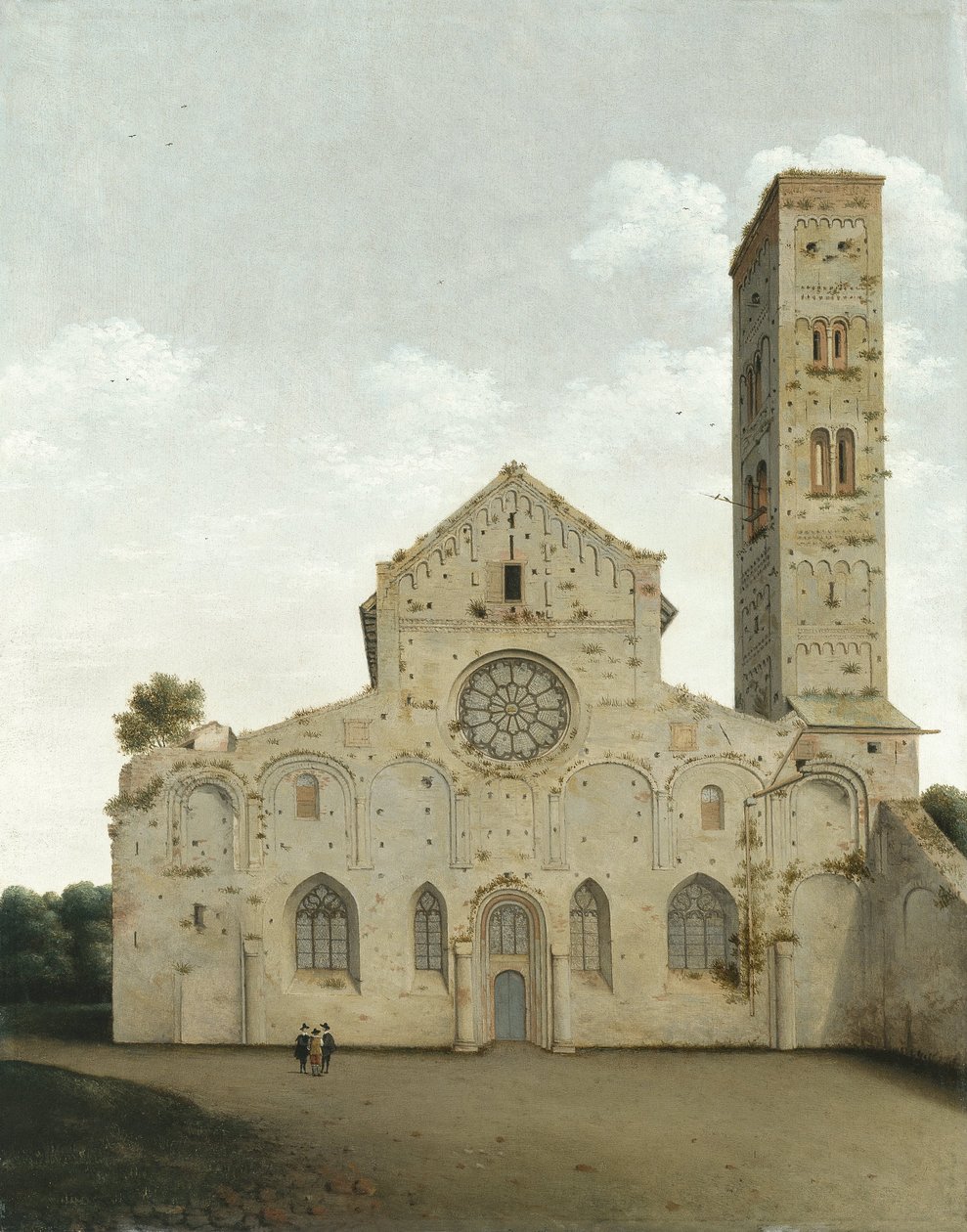 La façade ouest de l