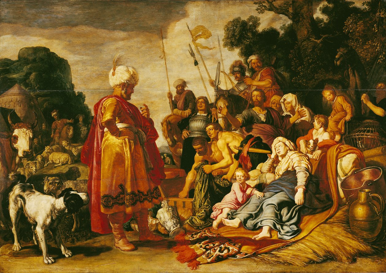 Laban cherchant les idoles - Pieter Lastman