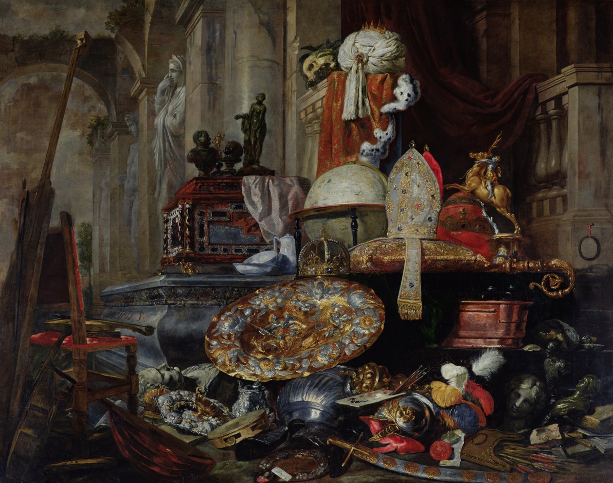 Allégorie des vanités du monde, 1663 - Pieter or Peter Boel