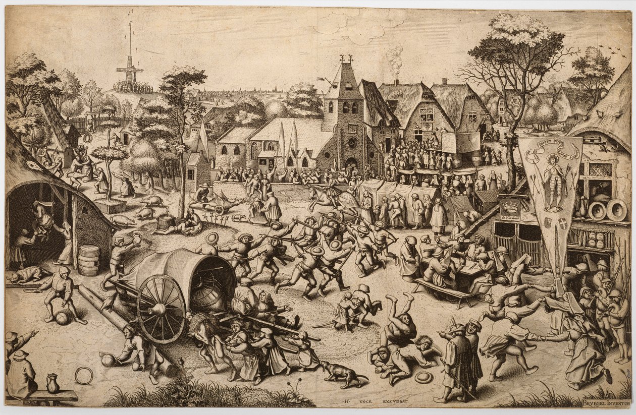 La Foire du Jour de Saint-Georges, c.1559-60 - Pieter the Elder after Bruegel