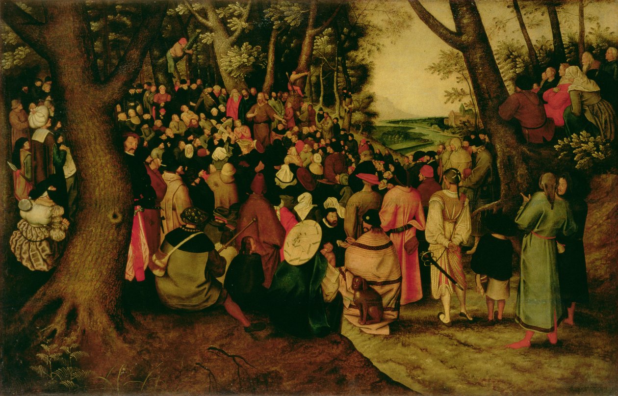 Le sermon de Jean-Baptiste, 1604 - Pieter Brueghel the Younger