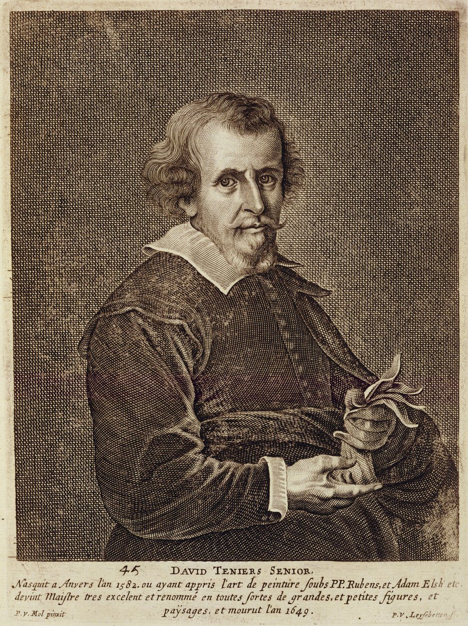 Portrait de David Teniers I (1582-1649) planche 45 d