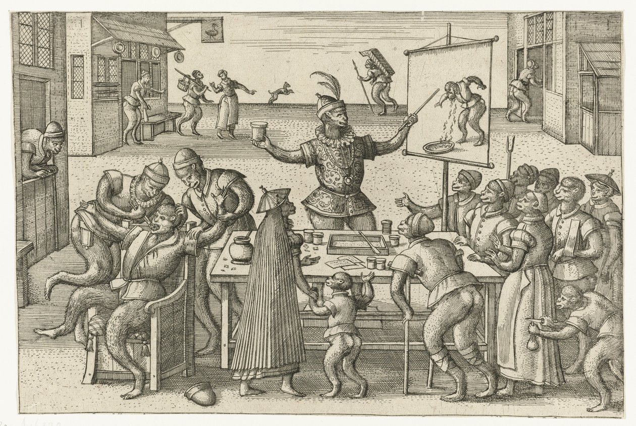 Navires devant la côte - Pieter van der Borcht  