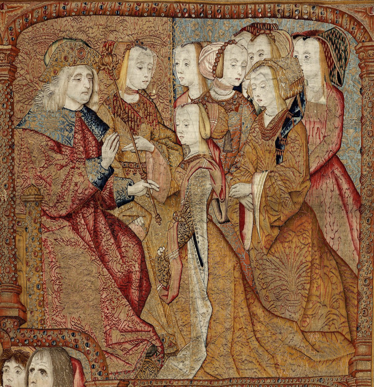 Triomphes de la Mère de Dieu ou Panos de Oro, vers 1500-02 (tapisserie) - Pieter (attr. to) Coecke van Aelst