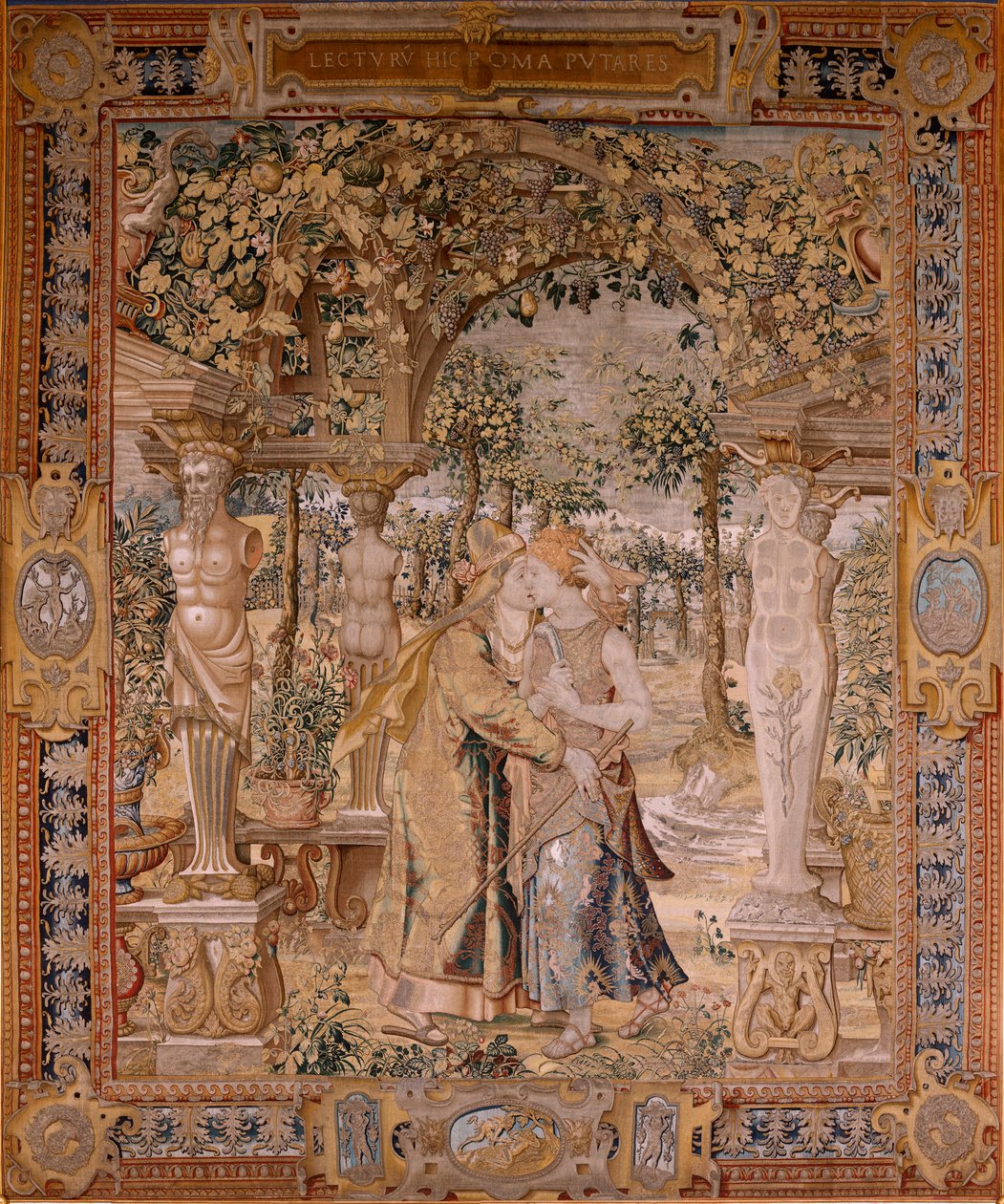 Vertumne embrasse Pomone - Pieter (circle of) Coecke van Aelst