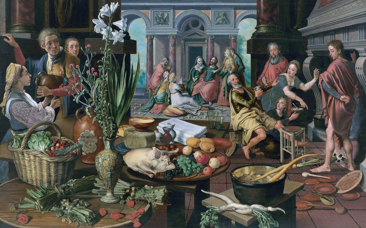 Le Christ dans la maison de Marthe et Marie - Pieter Aertsen