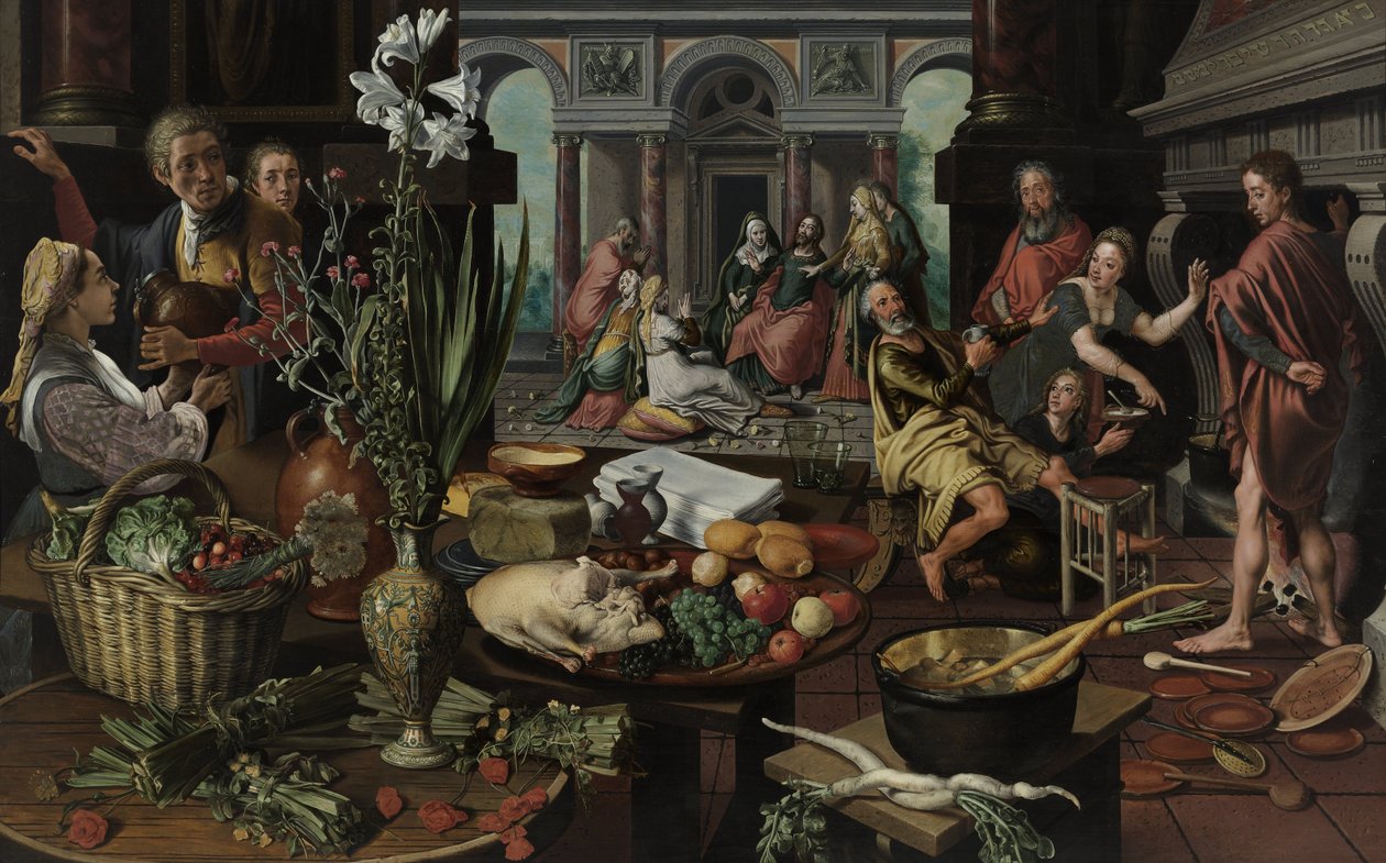 Le Christ dans la maison de Marie et Marthe - Pieter Aertsen