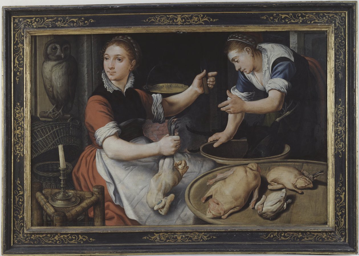 Deux femmes cuisinant - Pieter Aertsen