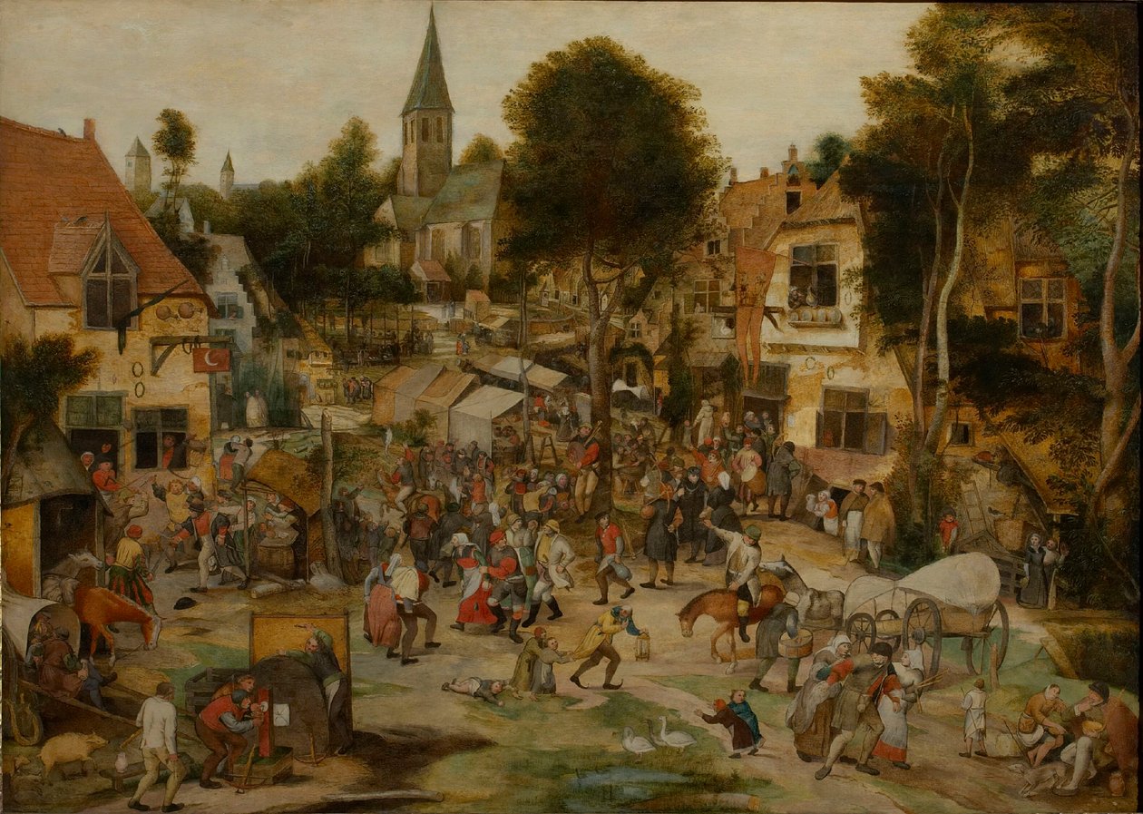 La Foire du village Kermesse, avant 1565 - Pieter Balten