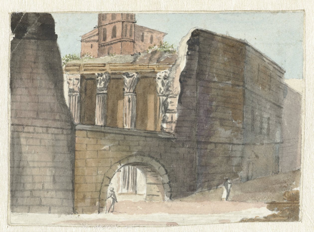 Ruines romaines - Pieter Bartholomeusz. Barbiers
