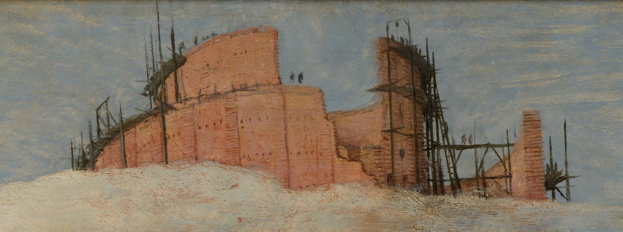 Détail de la Grande Tour de Babel à Vienne - Pieter Brueghel the Elder