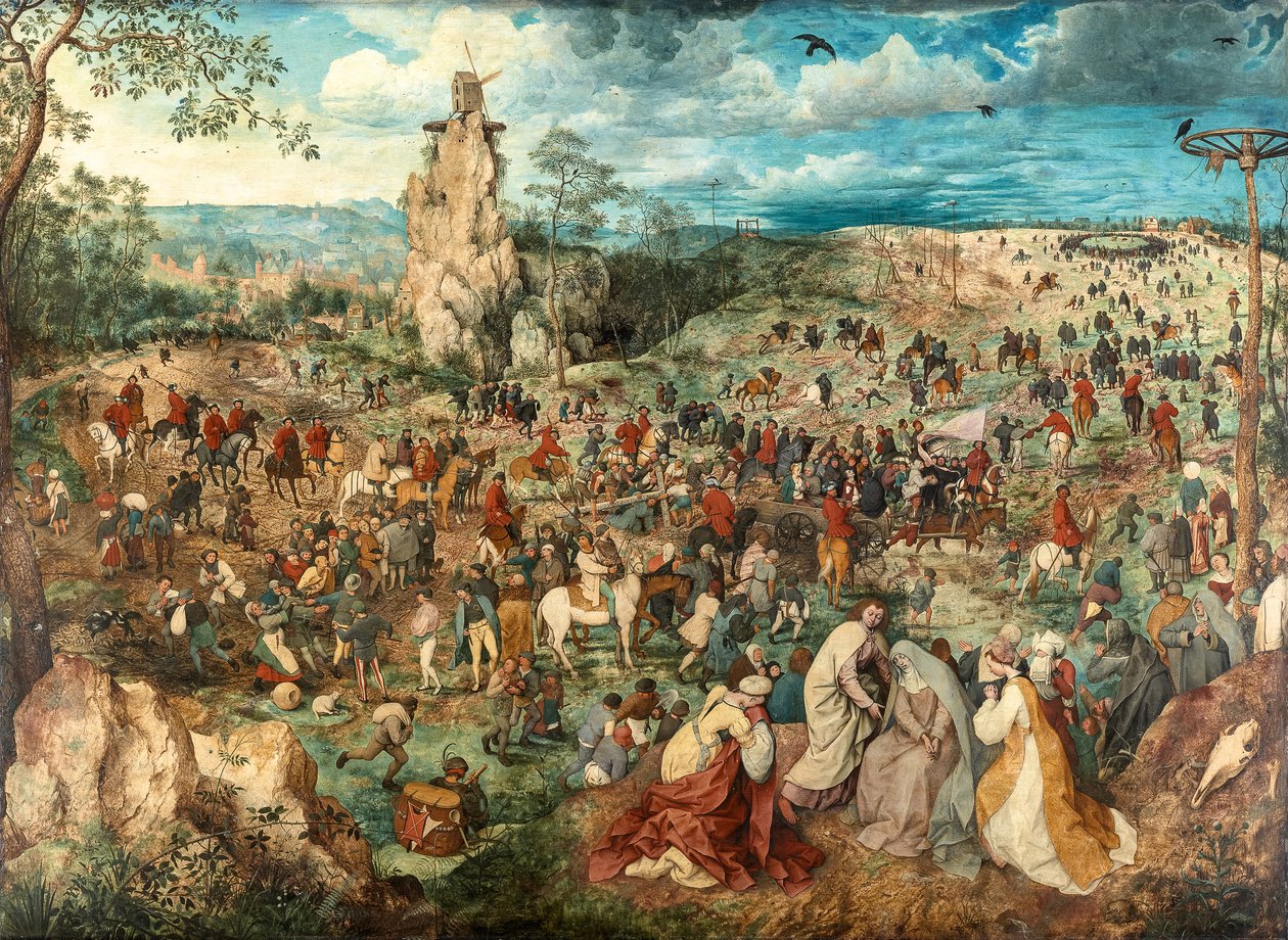 Allemand : Kreuztragung Christi La procession vers le Calvaire - Pieter Brueghel the Elder
