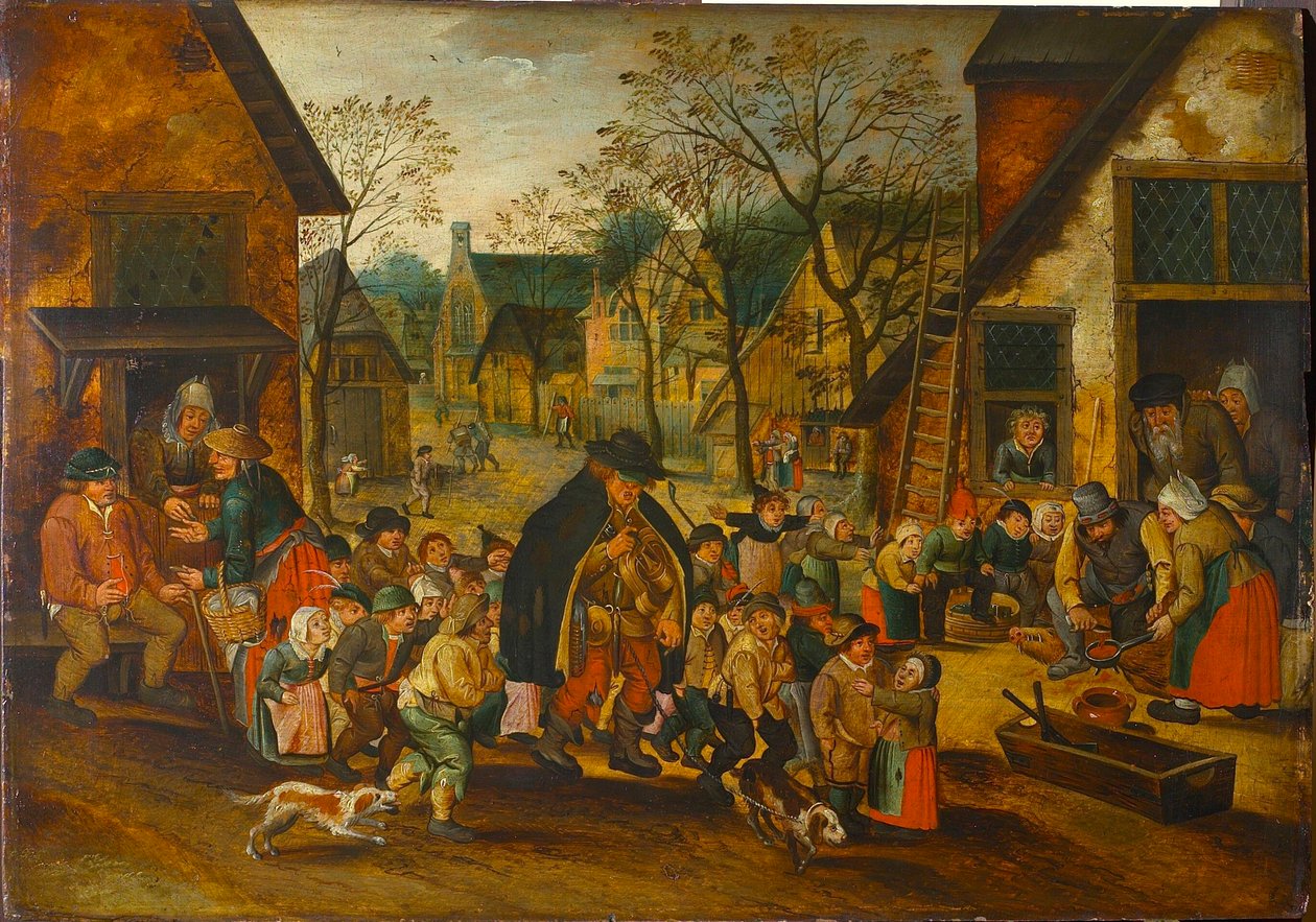 Le joueur de vielle aveugle, vers 1610 - Pieter Brueghel the Younger