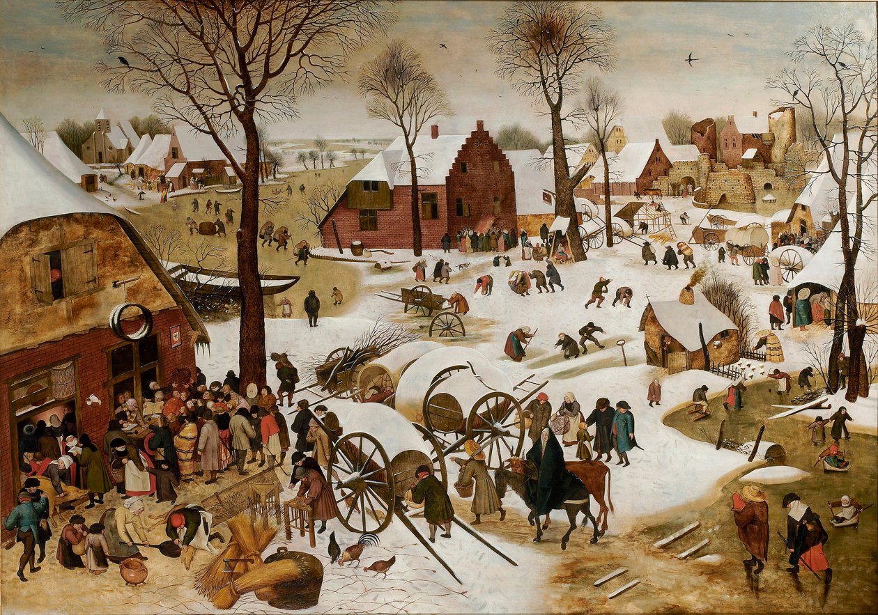 Le Recensement à Bethléem, début XVIIe siècle - Pieter Brueghel the Younger