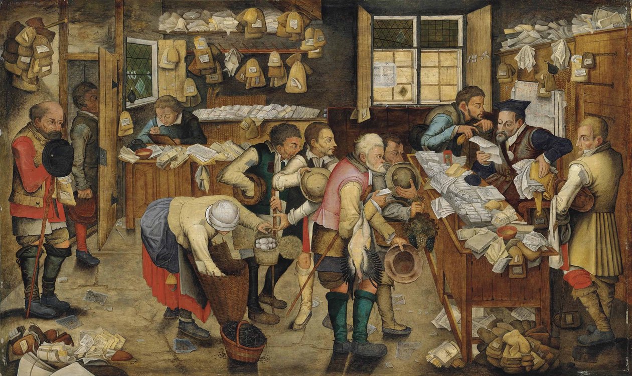 Le paiement des dîmes (The Country Lawyer) - Pieter Brueghel the Younger
