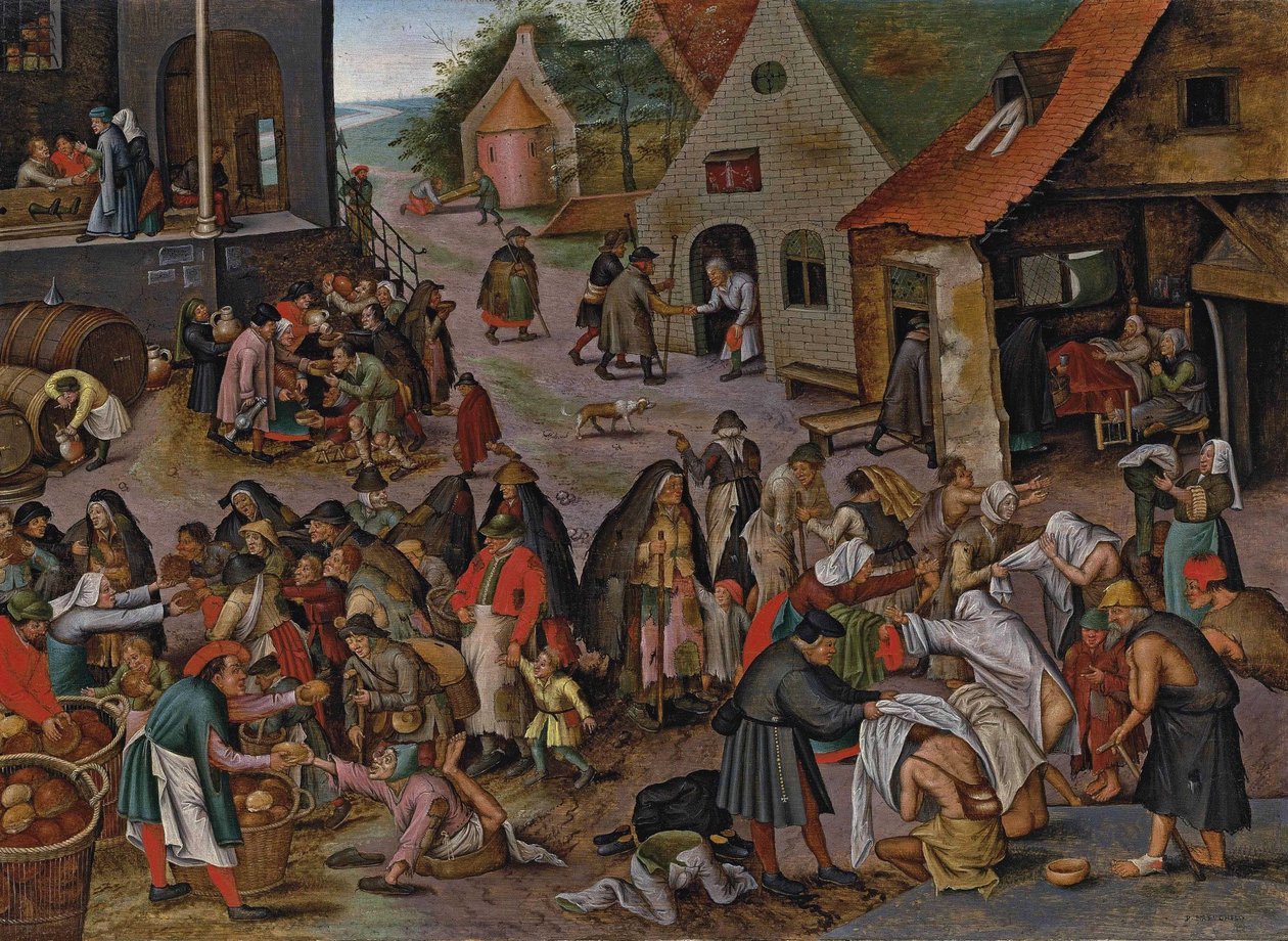 Les sept actes de miséricorde - Pieter Brueghel the Younger