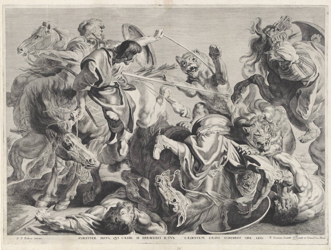 Chasse aux lions - Pieter Claesz. Soutman