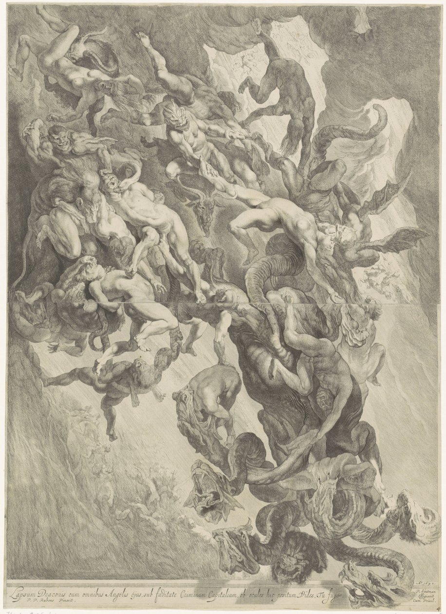 Chute des damnés - Pieter Claesz. Soutman