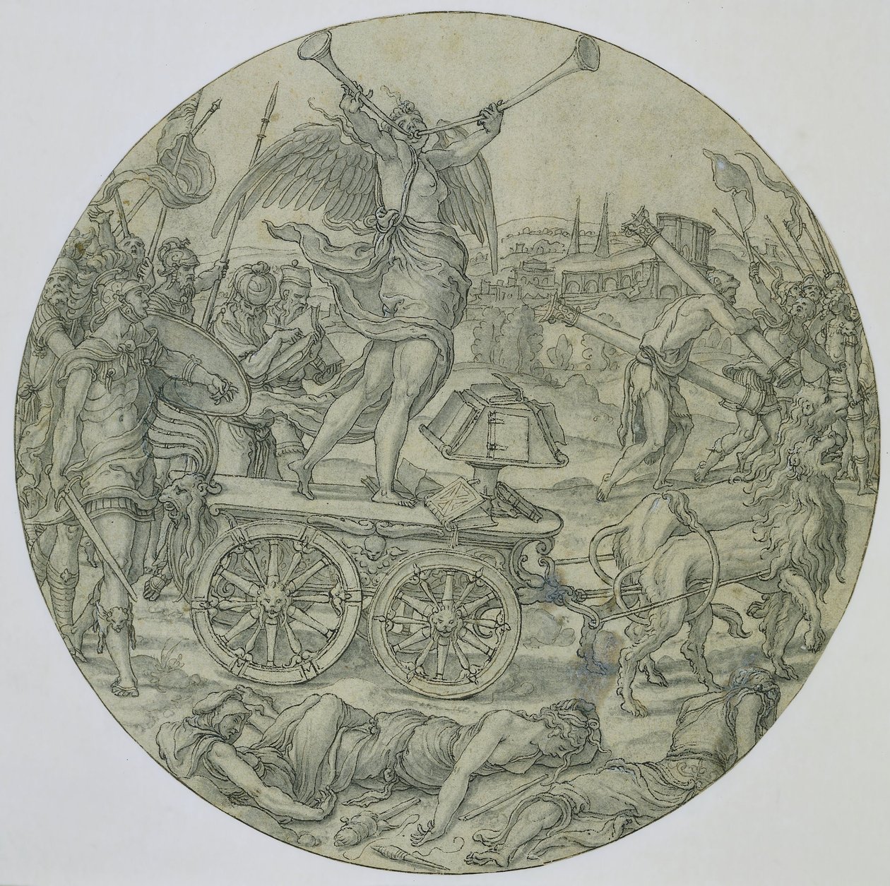 Triomphe de la Renommée - Pieter Coecke van Aelst (I) (workshop of)