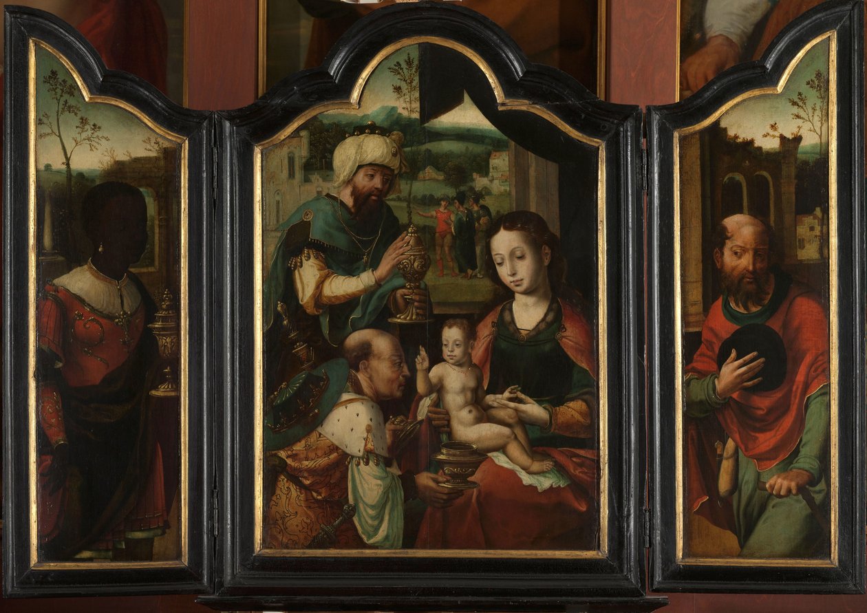 Triptyque avec l