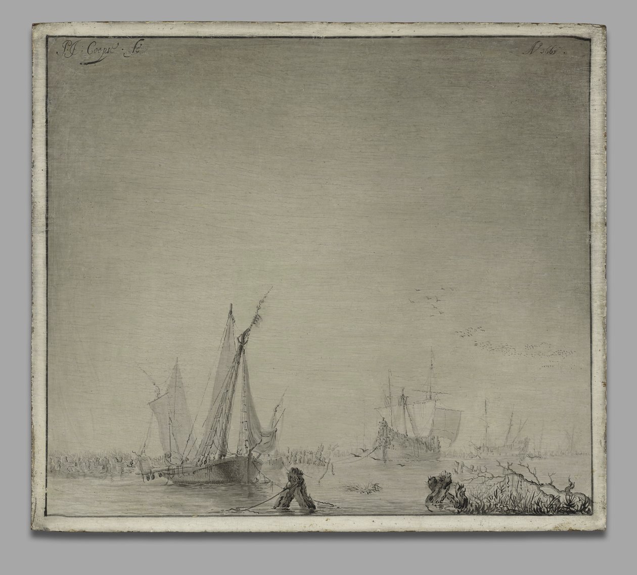 Une mer calme - Pieter Coopse