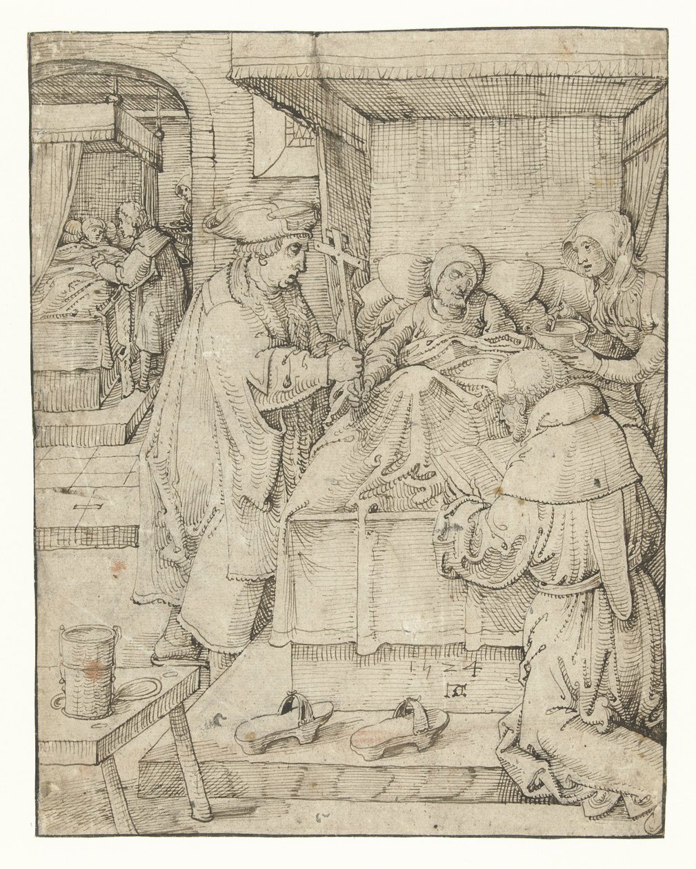 Soins aux malades - Pieter Cornelisz. genaamd Kunst