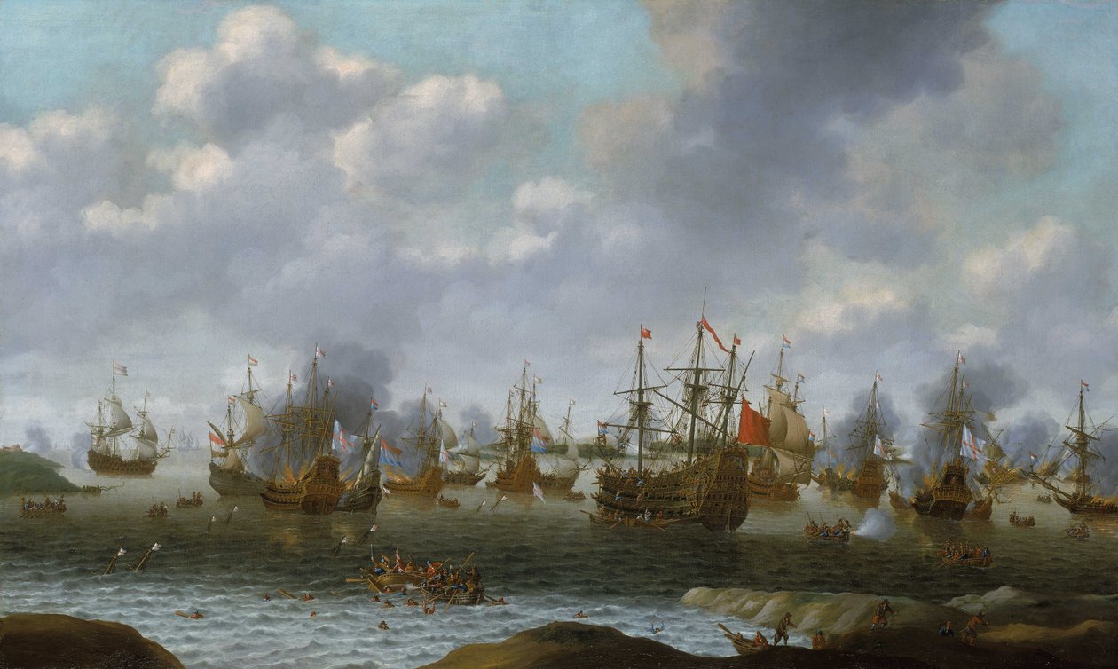 Attaque néerlandaise sur la Medway, juin 1667 - Pieter Cornelisz van Soest