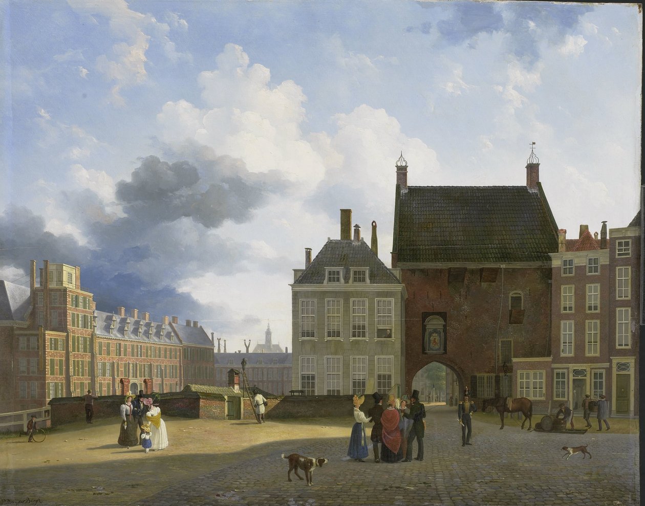 La Gevangenpoort et la Plaats, La Haye - Pieter Daniel van der Burgh