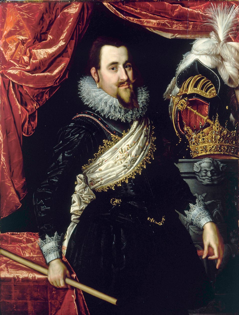 Portrait de Christian IV, roi du Danemark - Pieter Fransz. Isaacsz.