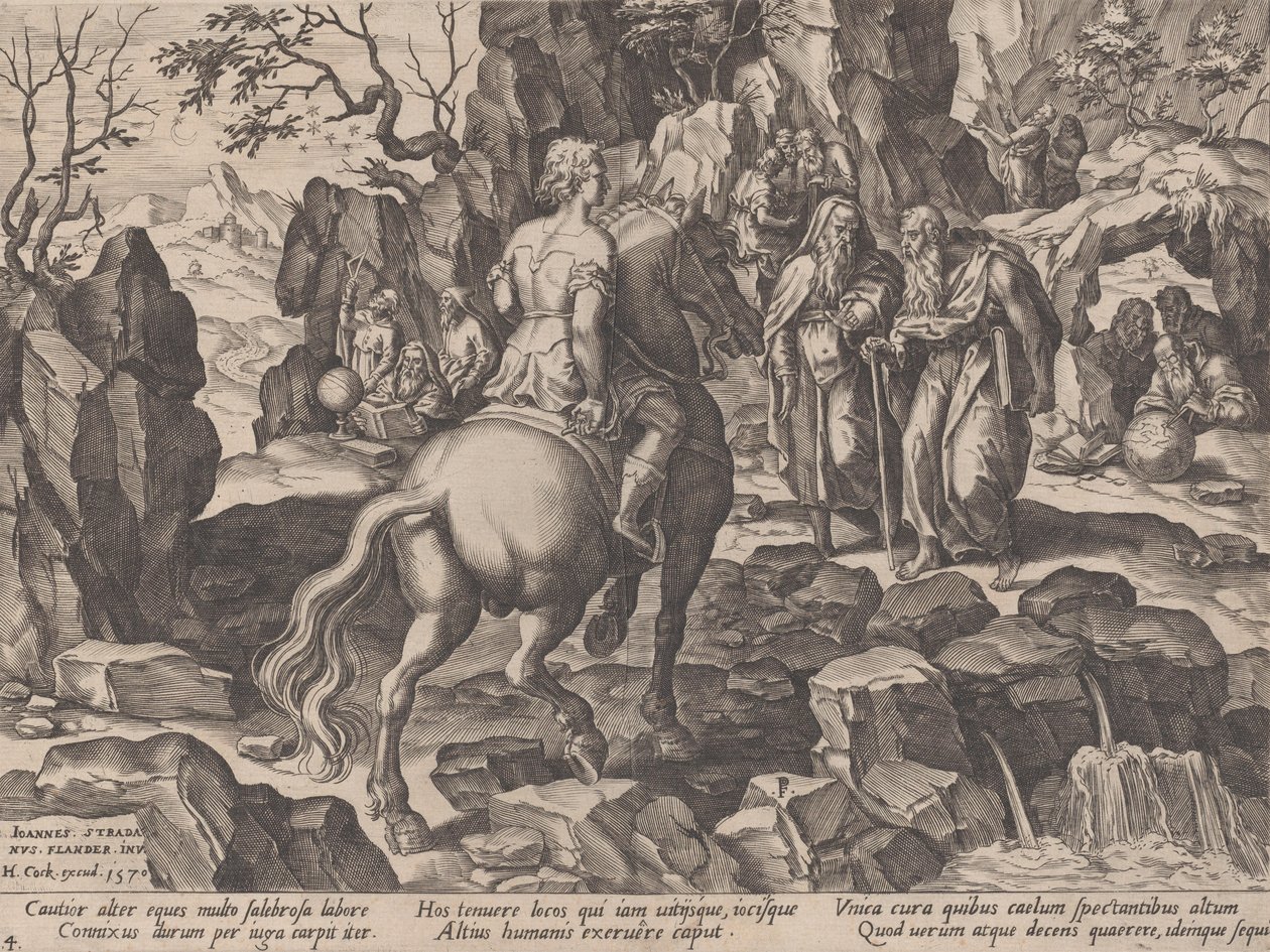Accumuler des connaissances, de La Course de la vie humaine, 1570 - Pieter Furnius