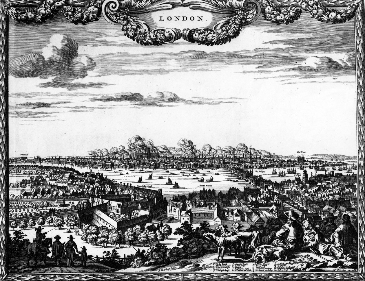 Broadsheet du Grand Incendie de Londres, 1666 - Pieter Hendricksz Schut