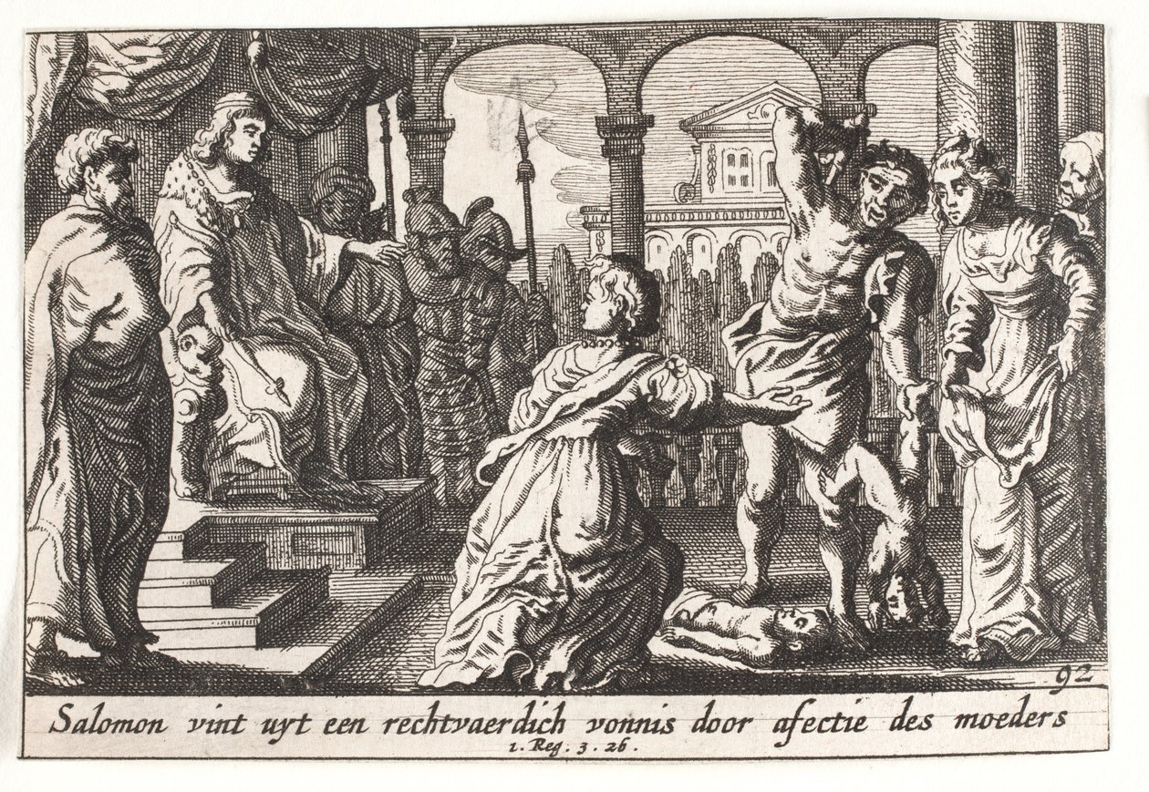Le Jugement de Salomon - Pieter Hendriksz. Schut