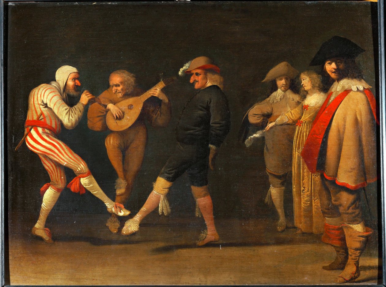 Comédiens danseurs - Pieter Jansz. Quast