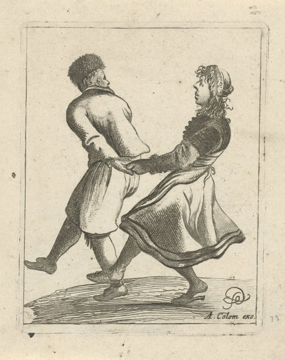 Couple dansant - Pieter Jansz Quast