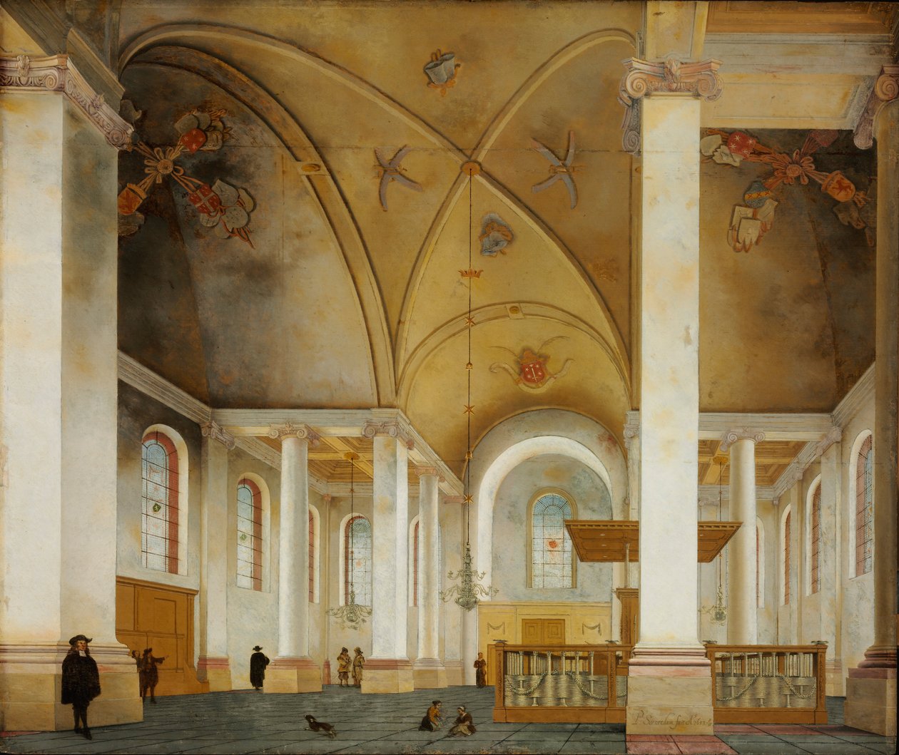 La Nieuwe Kerk à Haarlem - Pieter Jansz Saenredam