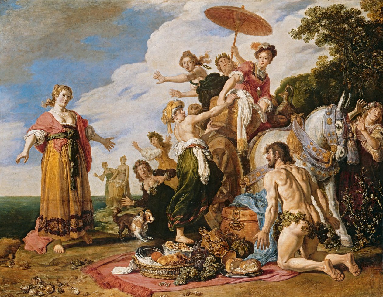 Ulysse devant Nausicaa - Pieter Lastman