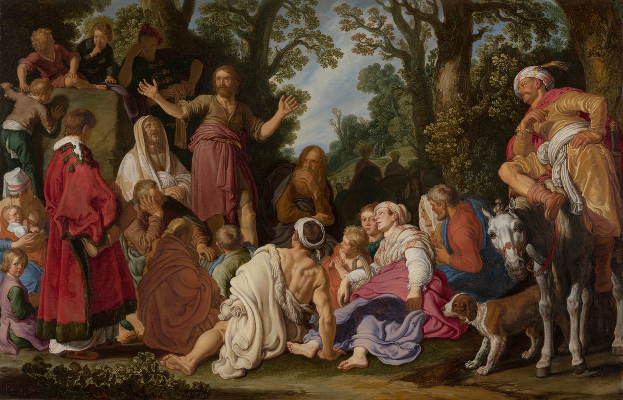 Saint Jean-Baptiste prêchant - Pieter Lastman