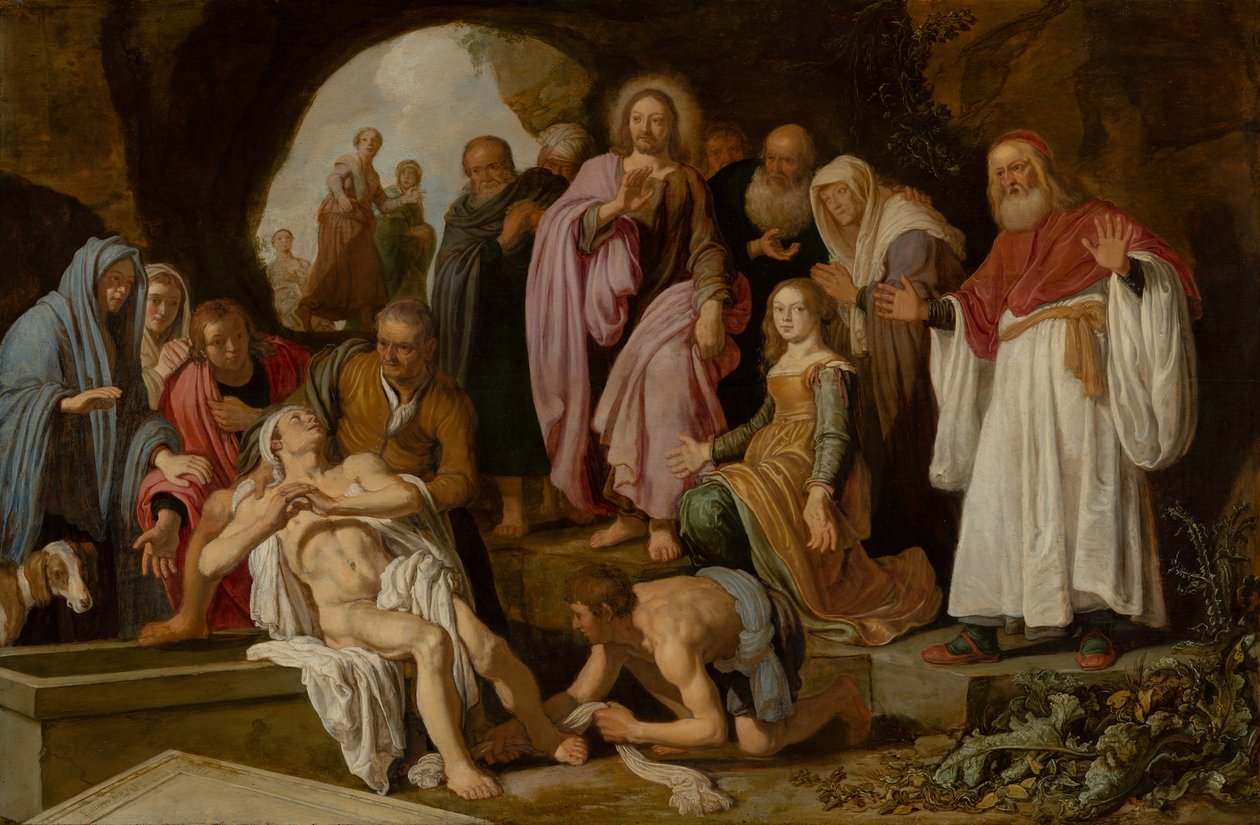 La résurrection de Lazare - Pieter Lastman