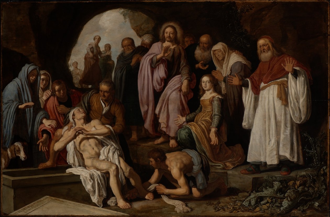 La résurrection de Lazare - Pieter Lastman