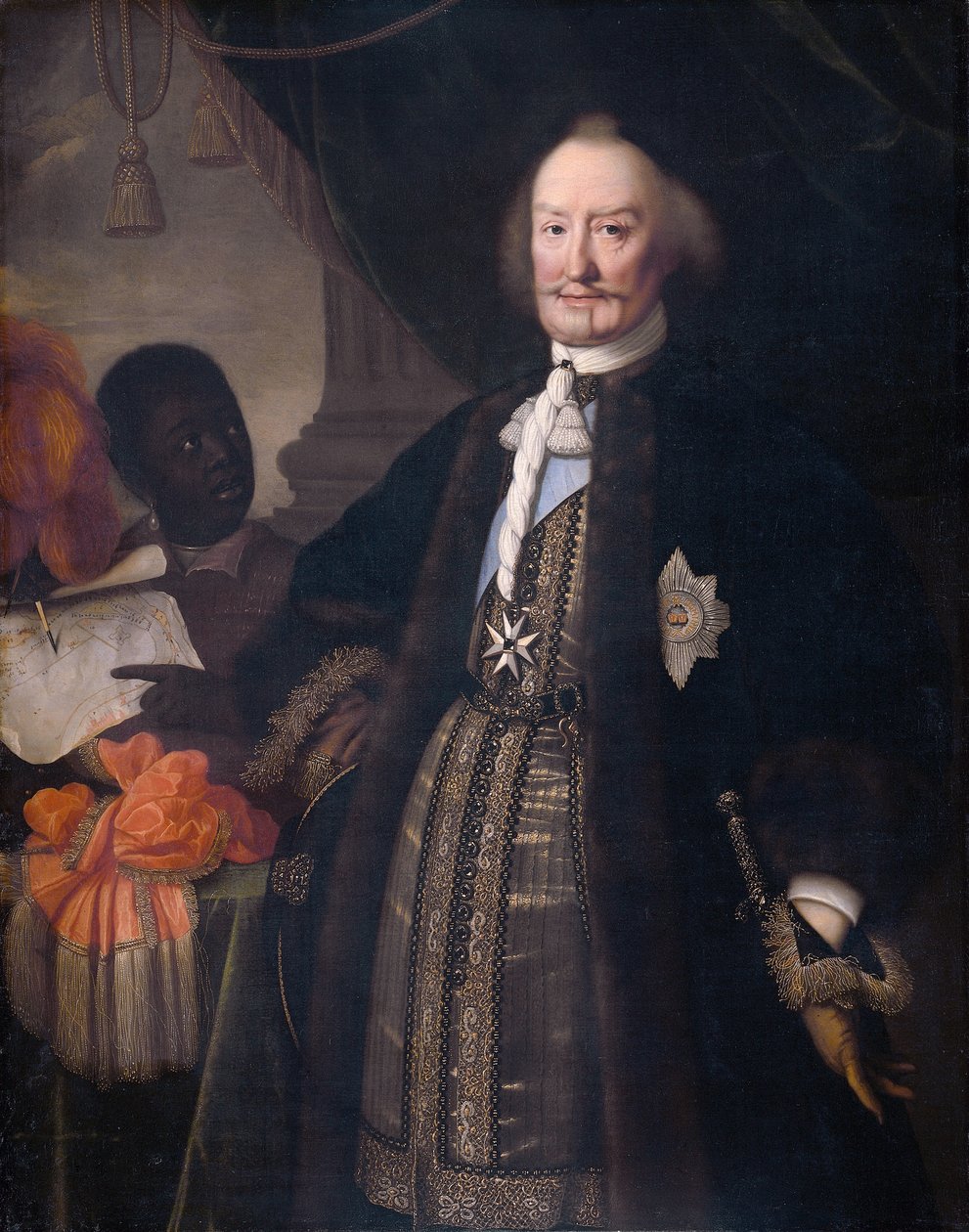 Johan Maurits, comte de Nassau-Siegen (1604-1679) ; connu sous le nom de "le Brésilien". - Pieter Nason